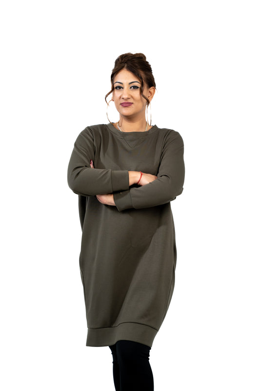 Hosszú újú pulóver